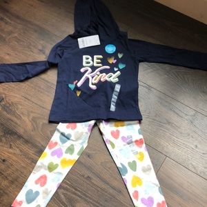 Carter girls hoodie and leggings